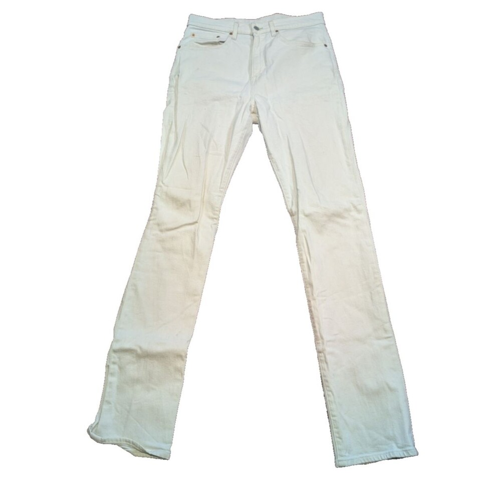 Frye Walker Slim Fit straight Jeans White Sz 32x34